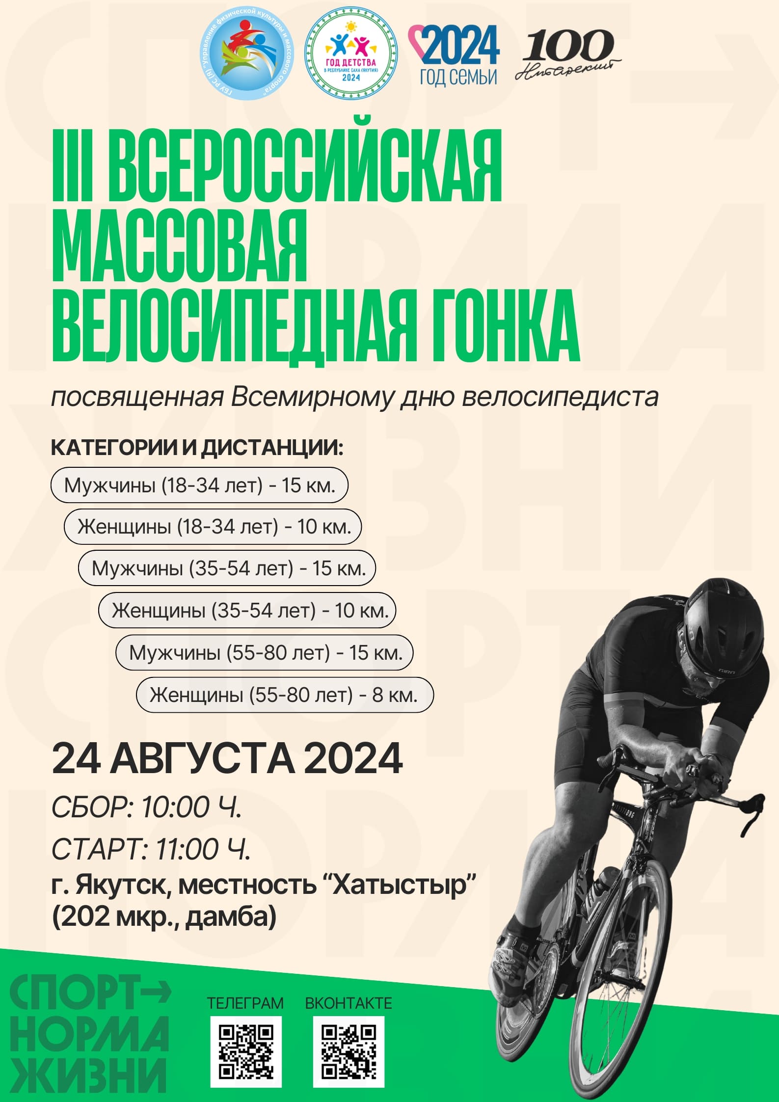 Афиша Всероссийская велосипедная гонка джипег